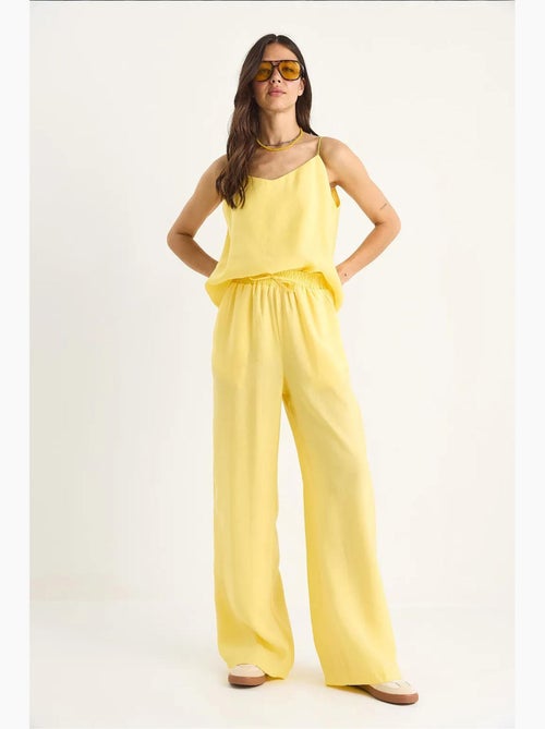 Ensemble débardeur sans manches et pantalon large lucci - Kiabi