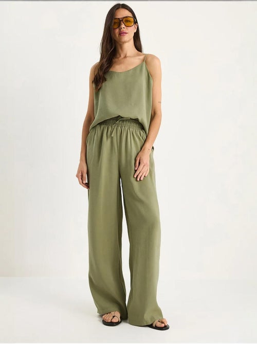 Ensemble débardeur sans manches et pantalon large lucci - Kiabi