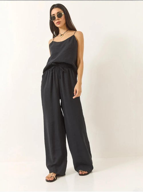 Ensemble débardeur sans manches et pantalon large lucci - Kiabi