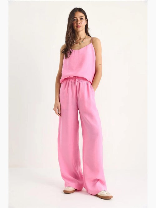 Ensemble débardeur sans manches et pantalon large lucci - Kiabi