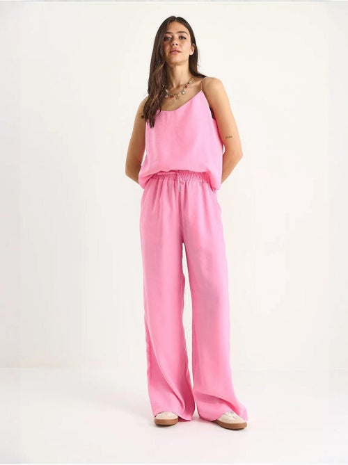 Ensemble débardeur sans manches et pantalon large lucci - Kiabi