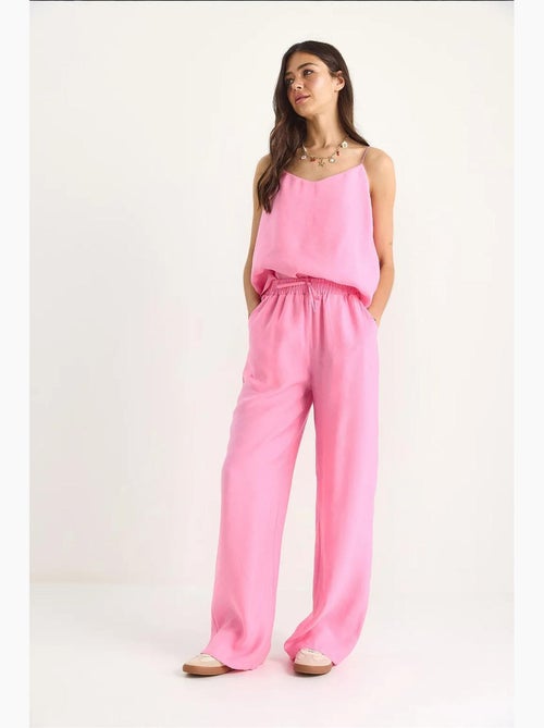 Ensemble débardeur sans manches et pantalon large lucci - Kiabi