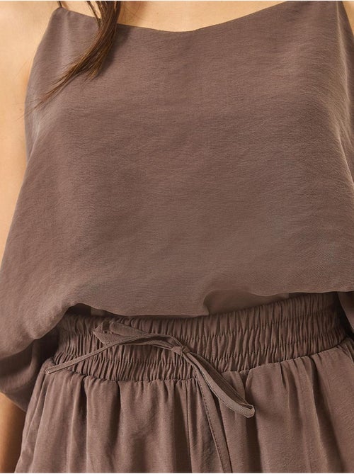 Ensemble débardeur sans manches et pantalon large lucci - Kiabi