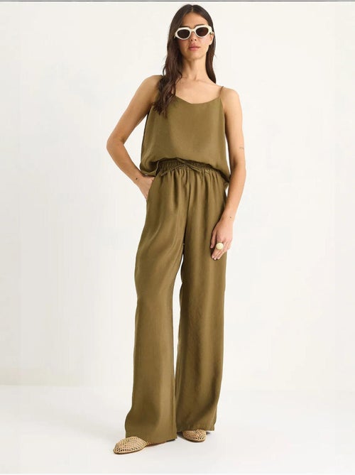 Ensemble débardeur sans manches et pantalon large lucci - Kiabi