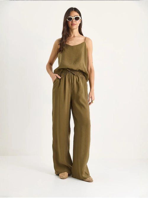 Ensemble débardeur sans manches et pantalon large lucci - Kiabi