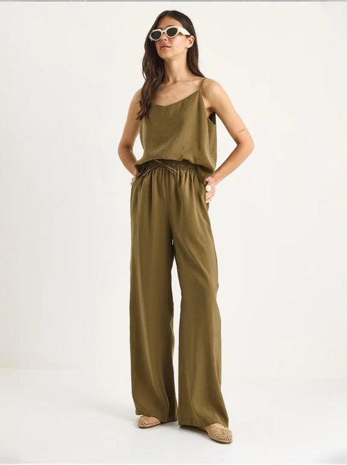 Ensemble débardeur sans manches et pantalon large lucci - Kiabi