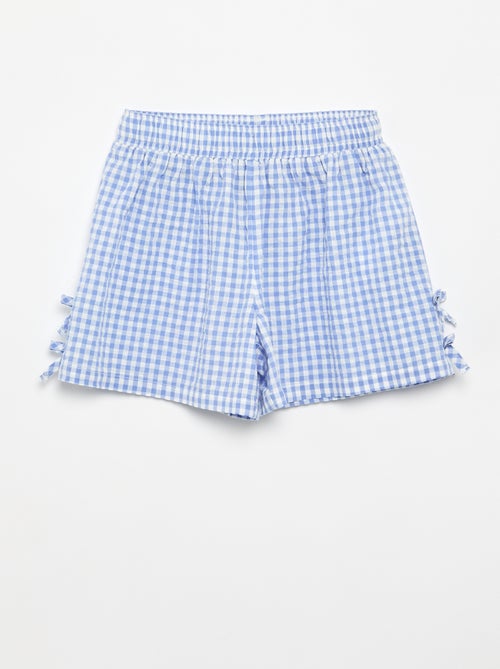 Ensemble débardeur + short à motif Vichy - 2 pièces - Kiabi