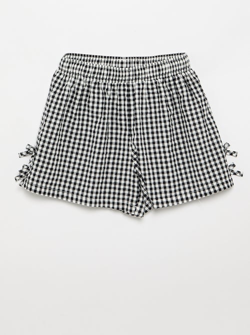 Ensemble débardeur + short à motif Vichy - 2 pièces - Kiabi