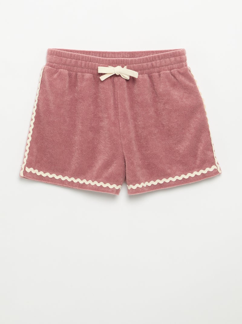 Ensemble débardeur + short en éponge - 2 pièces Rose - Kiabi