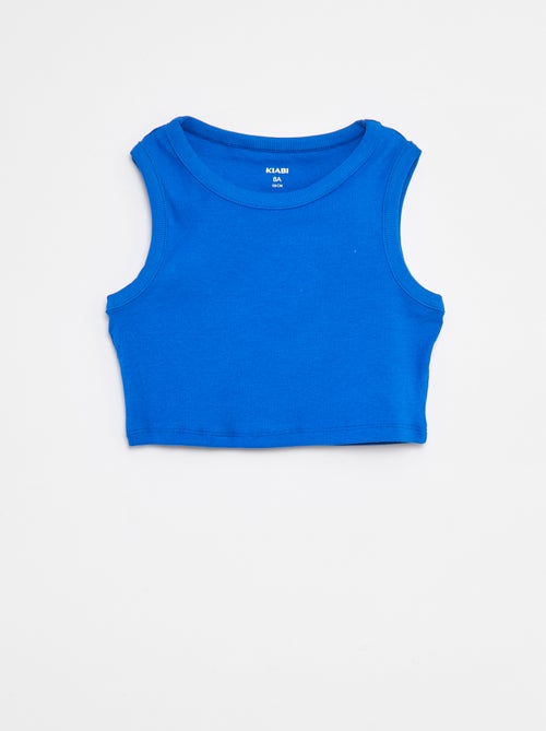 Ensemble débardeur + short uni - 2 pièces - Kiabi