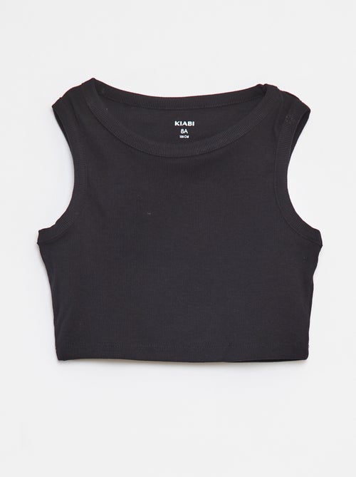 Ensemble débardeur + short uni - 2 pièces - Kiabi