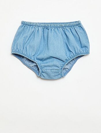 Ensemble denim robe + culotte