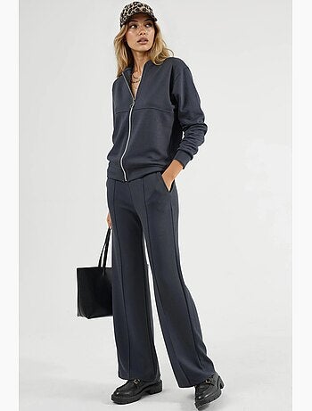 Ensemble deux pièces à capuche, taille haute et jambes larges hiccup