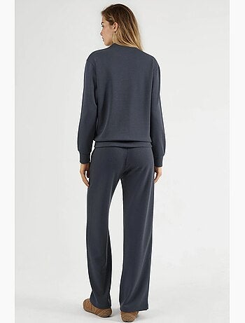 Ensemble deux pièces à capuche, taille haute et jambes larges hiccup