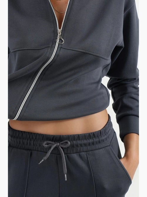 Ensemble deux pièces à capuche, taille haute et jambes larges hiccup - Kiabi