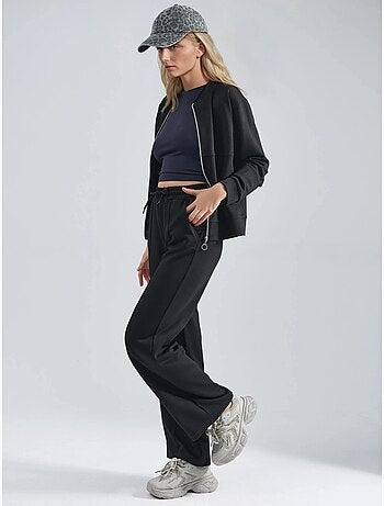 Ensemble deux pièces à capuche, taille haute et jambes larges hiccup