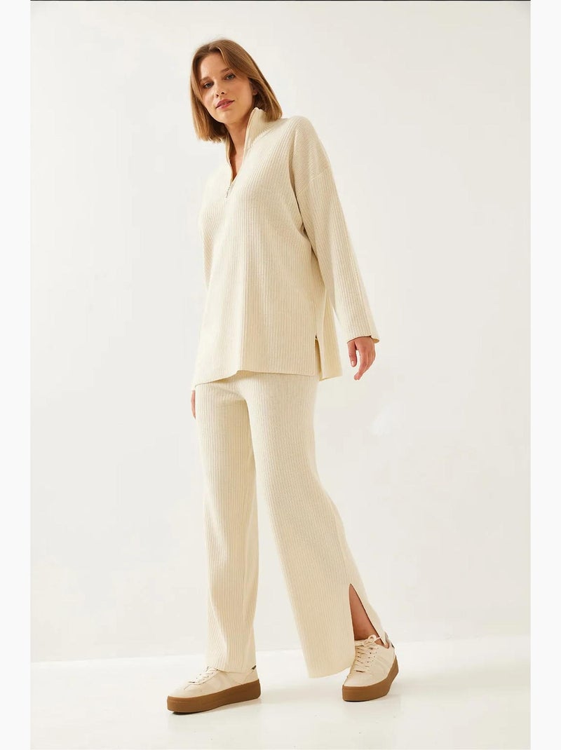 Ensemble deux pièces à manches longues lucci Beige argile - Kiabi