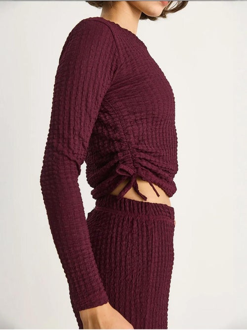Ensemble deux pièces ajusté avec pantalon évasé lucci - Kiabi