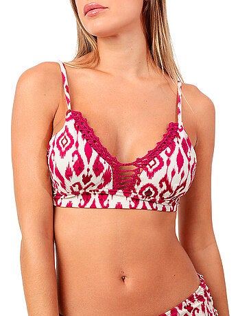 Ensemble deux pièces bikini brassière préformée tribal spirit