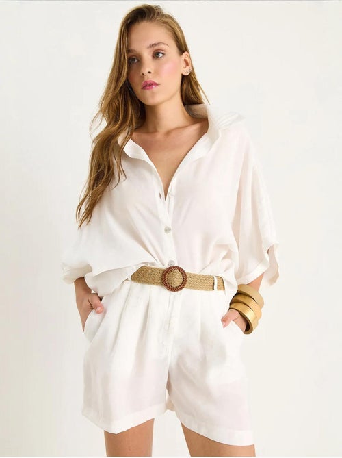Ensemble deux pièces boutonné taille haute lucci - Kiabi
