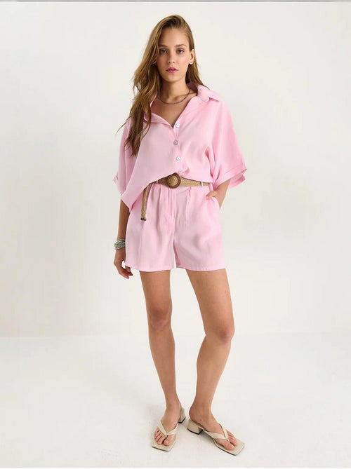 Ensemble deux pièces boutonné taille haute lucci - Kiabi
