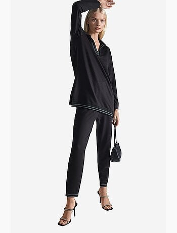 Ensemble deux pièces composé d'un polo long et d'un pantalon skinny hiccup