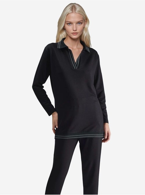 Ensemble deux pièces composé d'un polo long et d'un pantalon skinny hiccup - Kiabi