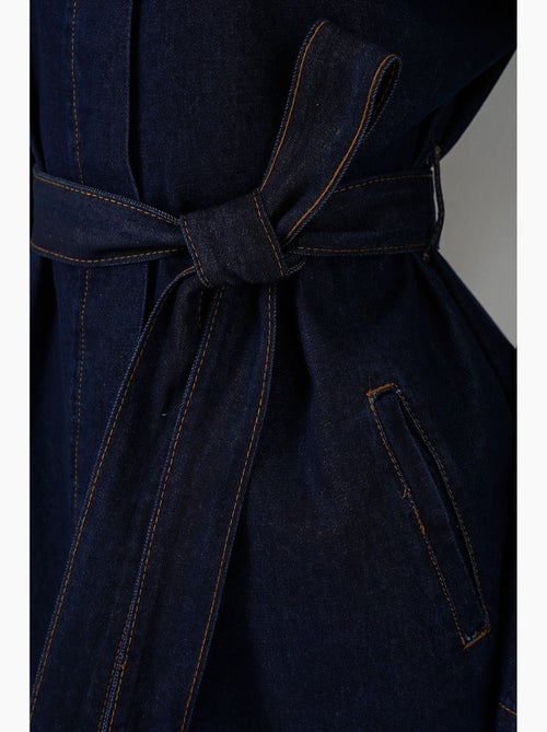 Ensemble deux pièces en denim avec col de veste bdart - Kiabi
