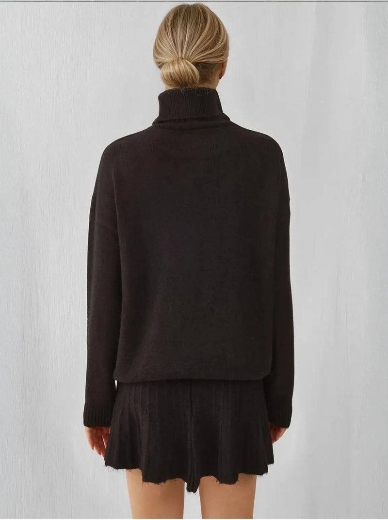 Ensemble deux pièces en tricot avec jupe et pull bdart Noir - Kiabi