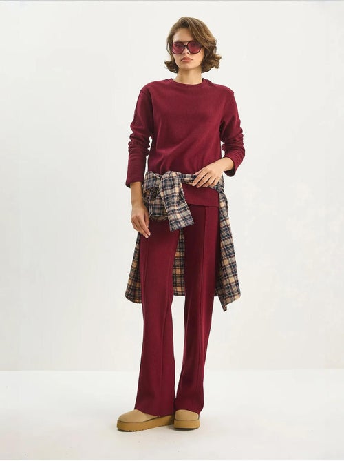 Ensemble deux pièces en tricot côtelé lucci - Kiabi
