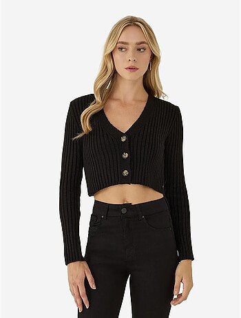 Ensemble deux pièces en tricot court