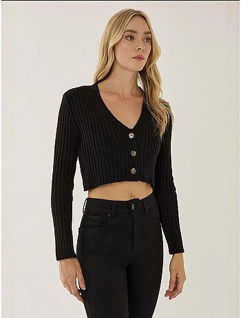 Ensemble deux pièces en tricot court