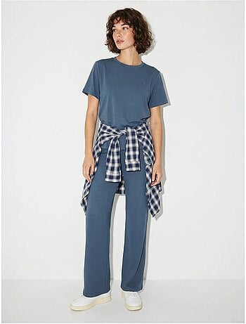 Ensemble deux pièces t-shirt et pantalon large lucci