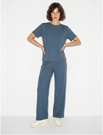 Ensemble deux pièces t-shirt et pantalon large lucci