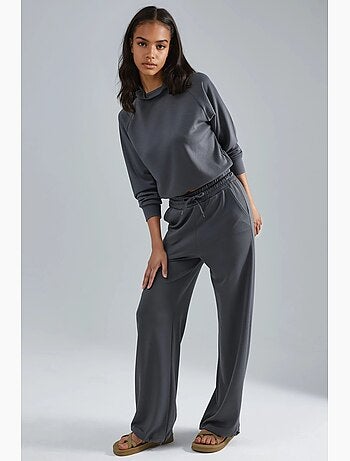 Ensemble deux pièces taille haute à col roulé et jambes larges hiccup