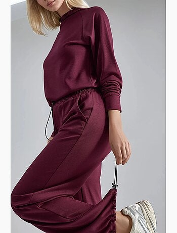 Ensemble deux pièces taille haute à col roulé et jambes larges hiccup