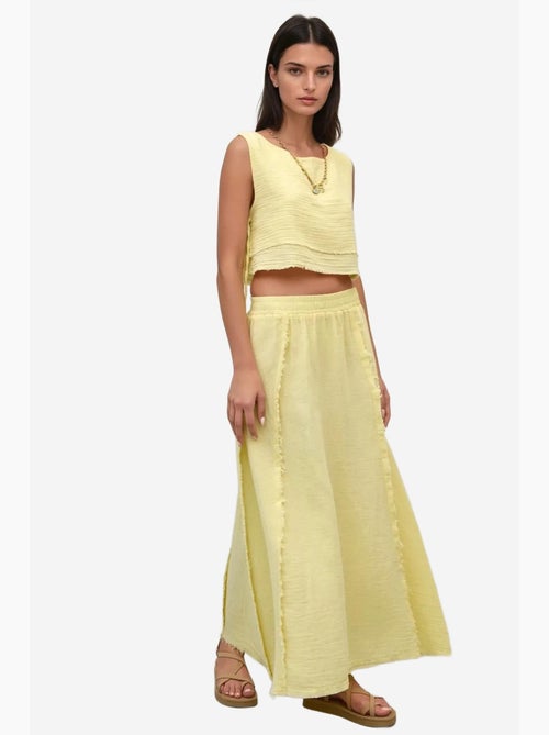 Ensemble deux pièces taille haute et col ras du cou hiccup - Kiabi