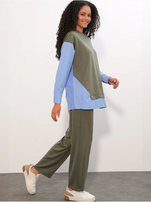 Ensemble deux pièces tissé à rayures bdart - Kiabi