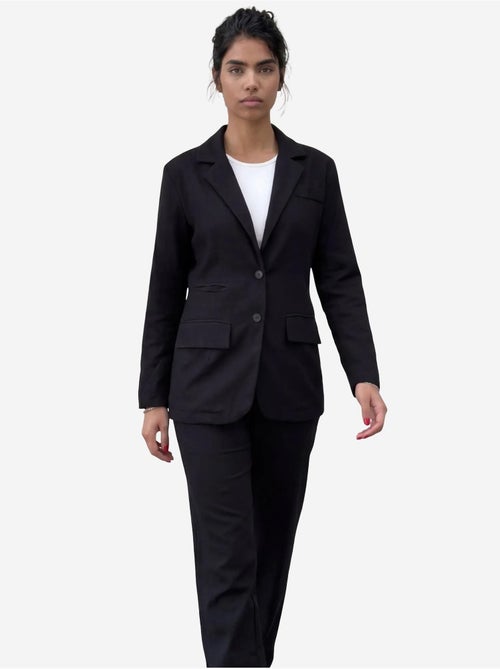 Ensemble deux pièces veste à col boutonné my fashion - Kiabi