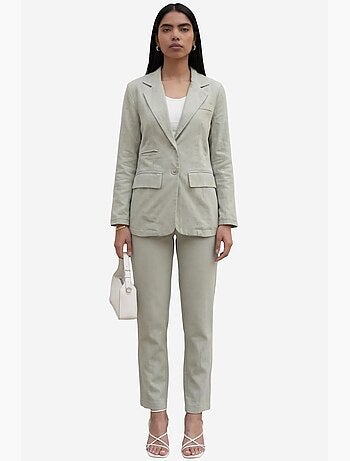 Ensemble deux pièces veste à col boutonné my fashion