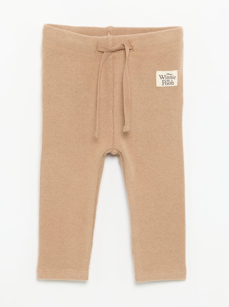 Ensemble 'Disney' 2 pièces - Sweat à volants + legging Beige - Kiabi