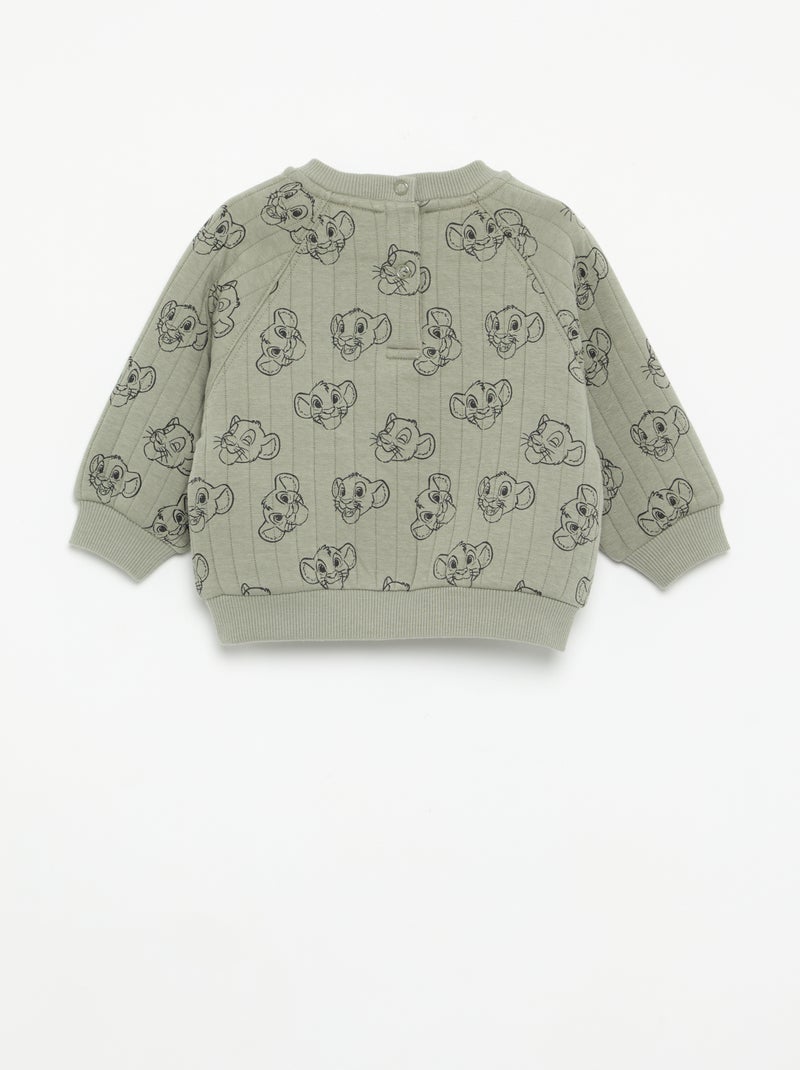 Ensemble 'Disney' 2 pièces : sweat + pantalon Vert - Kiabi