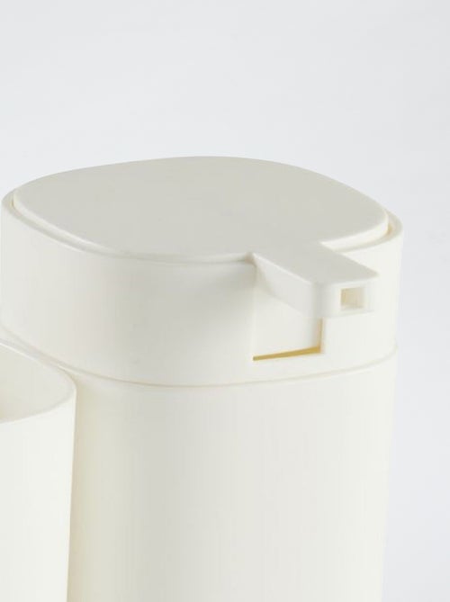 Ensemble distributeur de savon + gobelet à brosse à dent - Kiabi