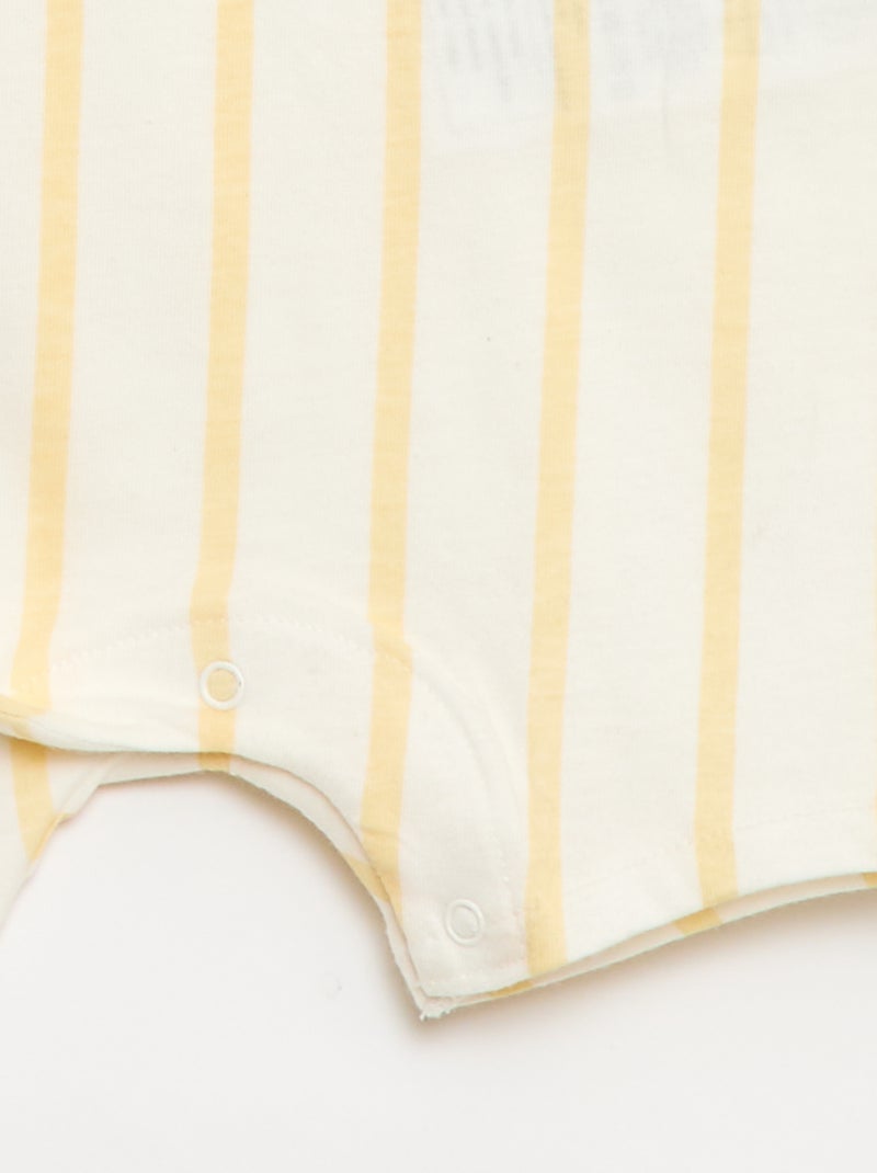 Ensemble dors-bien + body 'Disney' 'Simba' Jaune - Kiabi