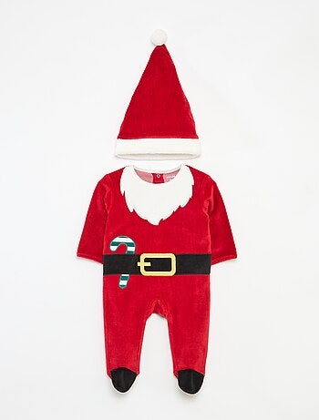 Ensemble dors bien + bonnet Noël