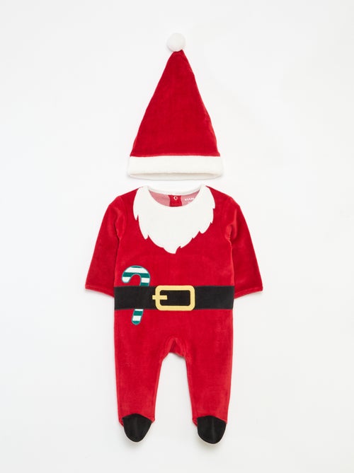 Ensemble dors bien + bonnet Noël - Kiabi