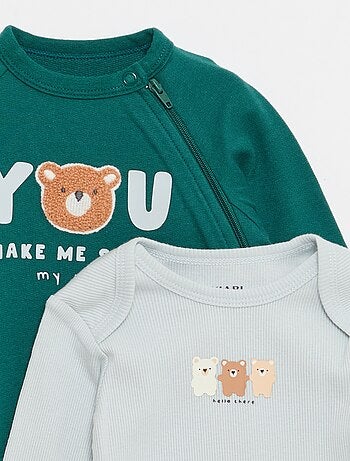 Ensemble dors-bien en molleton chaud & bodie