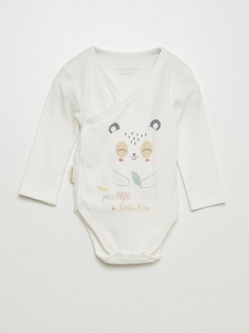 Ensemble dors-bien en polaire + body + doudou - 3 pièces Beige - Kiabi