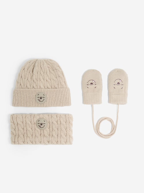 Ensemble écharpe + snood + moufles  'Disney' - 3 pièces - Kiabi