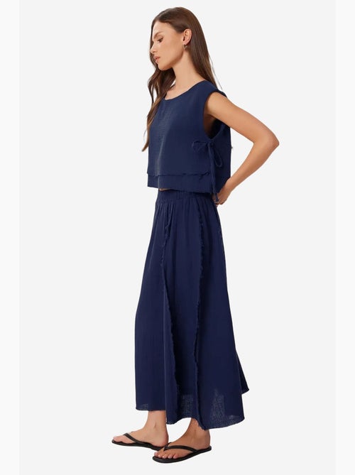 Ensemble en coton avec blouse sans manches et jupe large istanbul - Kiabi